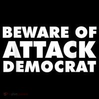 Beware Of Attack Democrat Coaster thumb 2