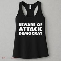 Beware Of Attack Democrat Women's Tank Top thumb 3