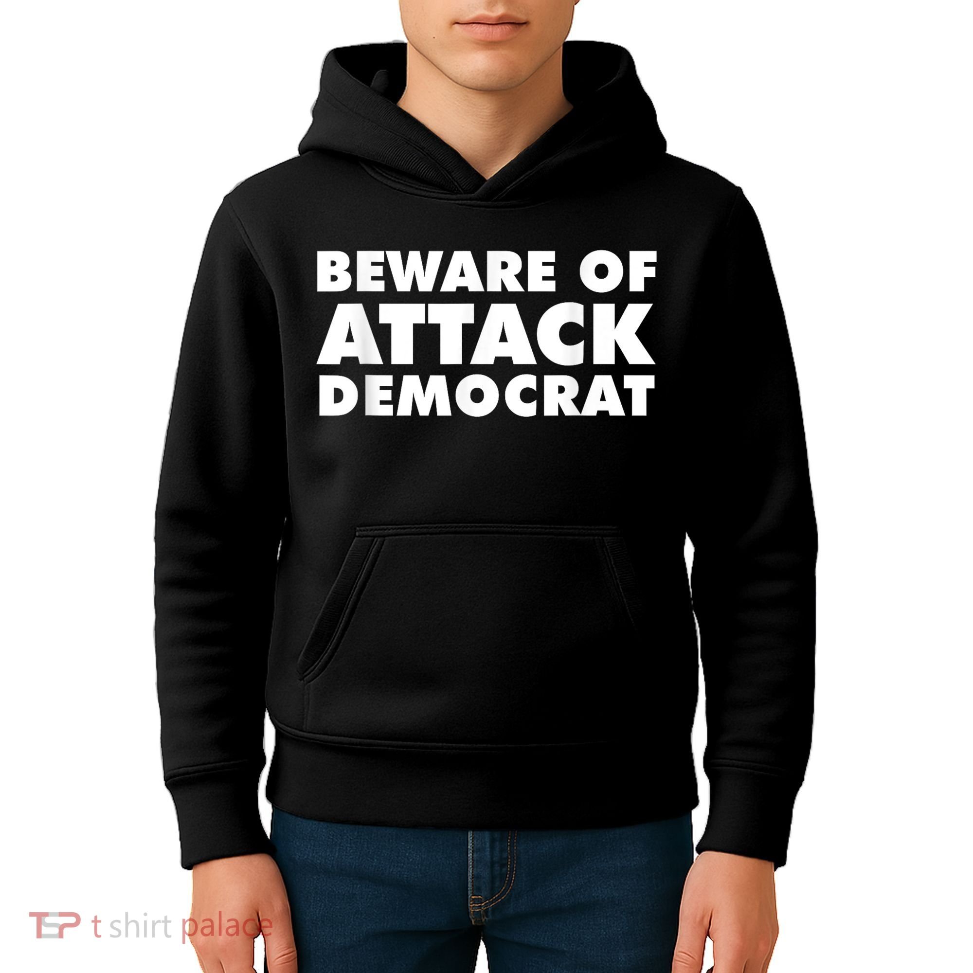Beware Of Attack Democrat Kids Hoodie