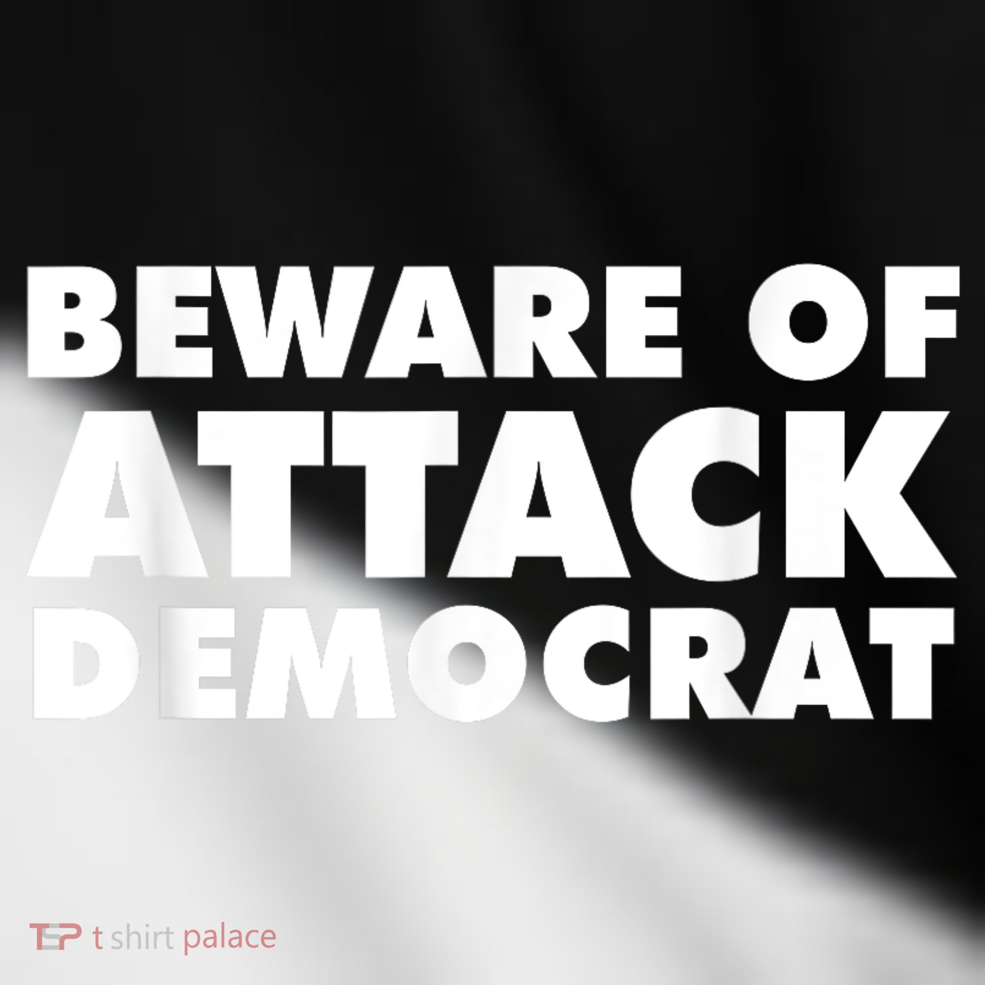 Beware Of Attack Democrat Toddler Fine Jersey T-Shirt