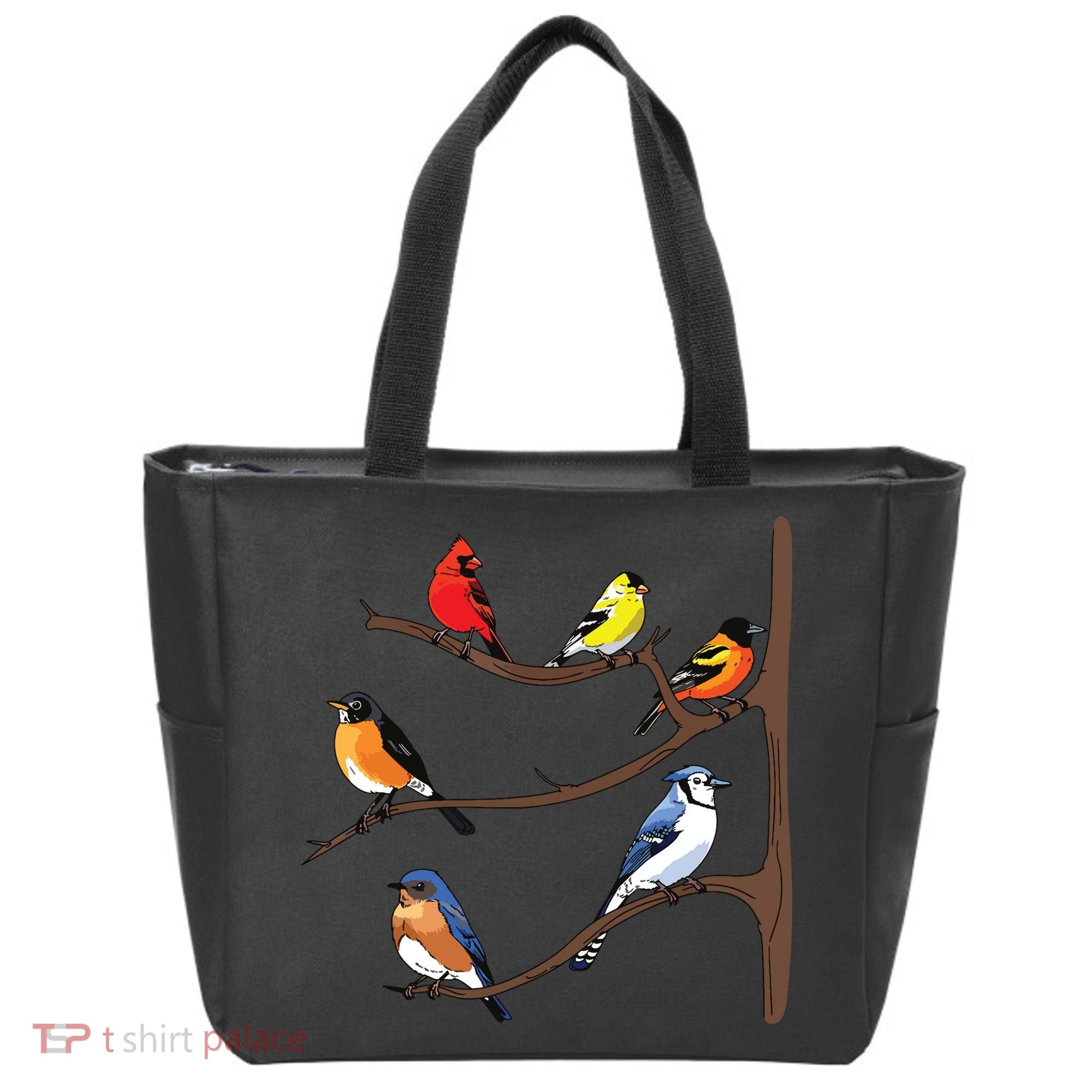 Birds On A Branch Birding Birdwatching Birder Bird Watcher Tote Bag