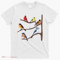 Birds On A Branch Birding Birdwatching Birder Bird Watcher T-Shirt thumb 0