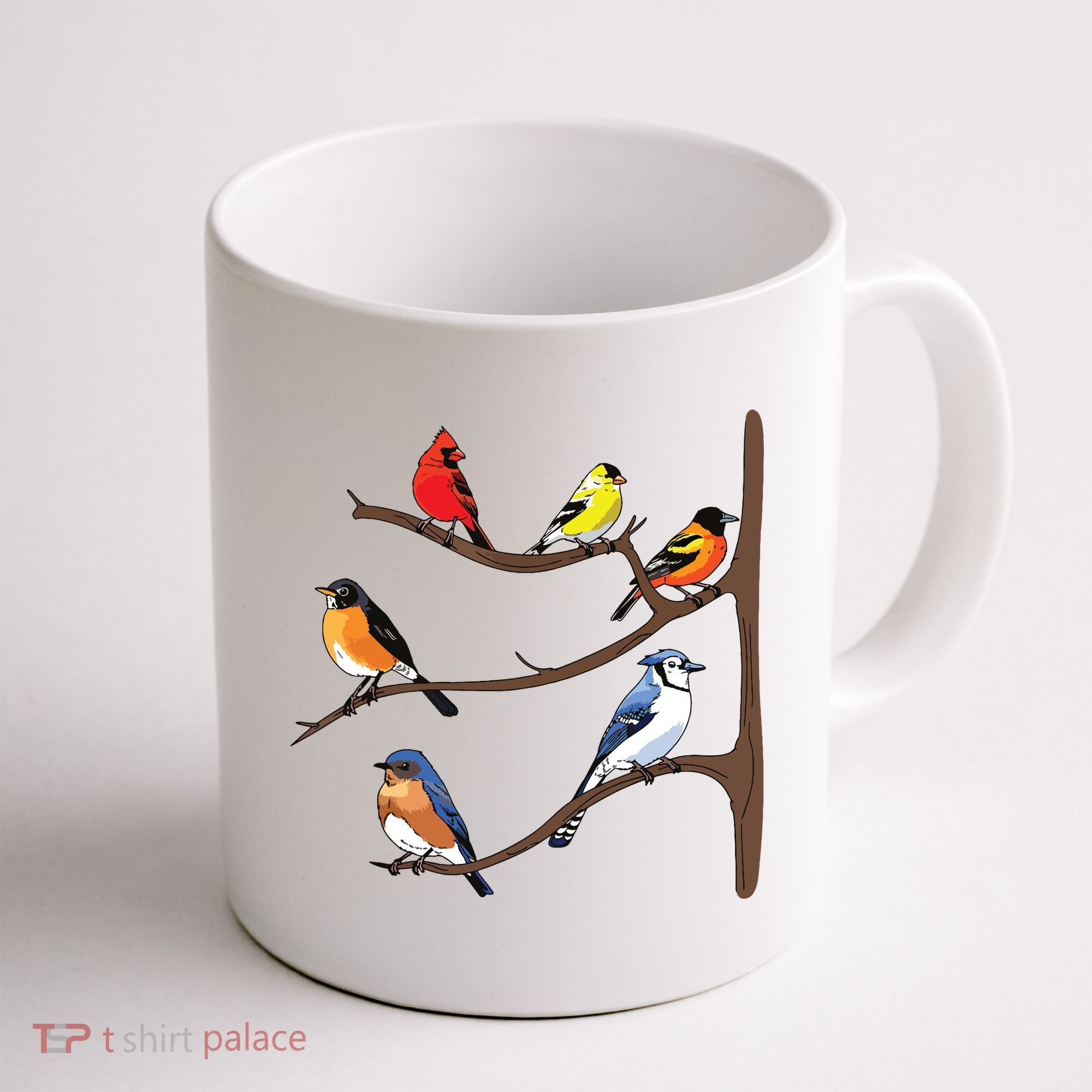 Birds On A Branch Birding Birdwatching Birder Bird Watcher Coffee Mug