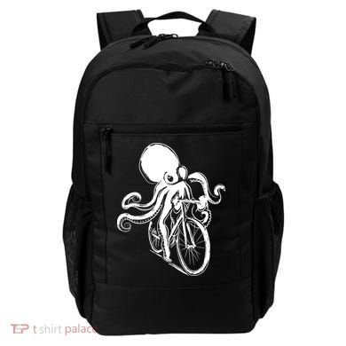 Bicycle Octopus Art Cyclist Backpack