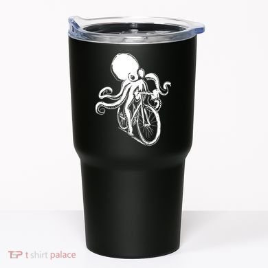 Bicycle Octopus Art Cyclist Tumbler