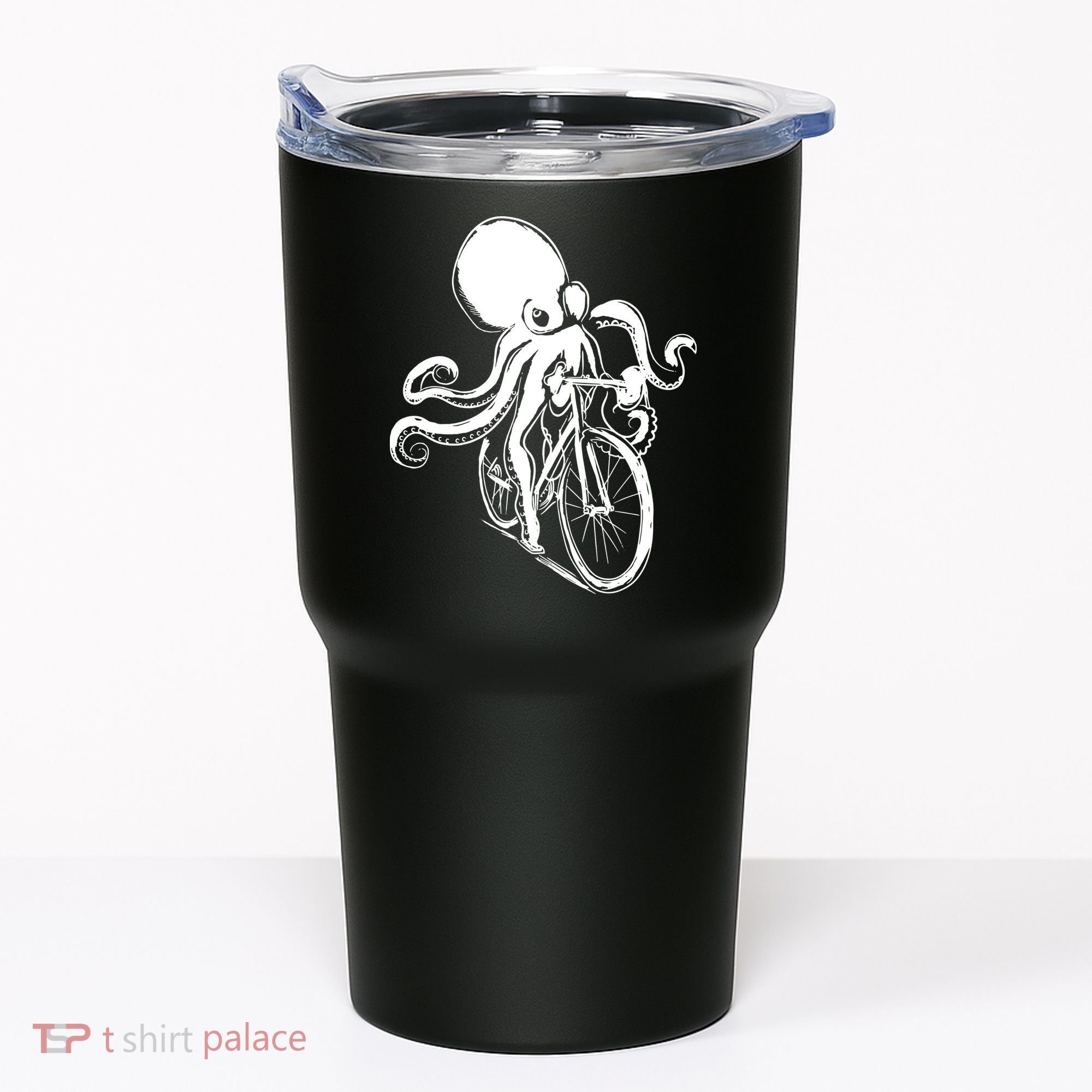 Bicycle Octopus Art Cyclist Tumbler