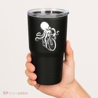 Bicycle Octopus Art Cyclist Tumbler thumb 2
