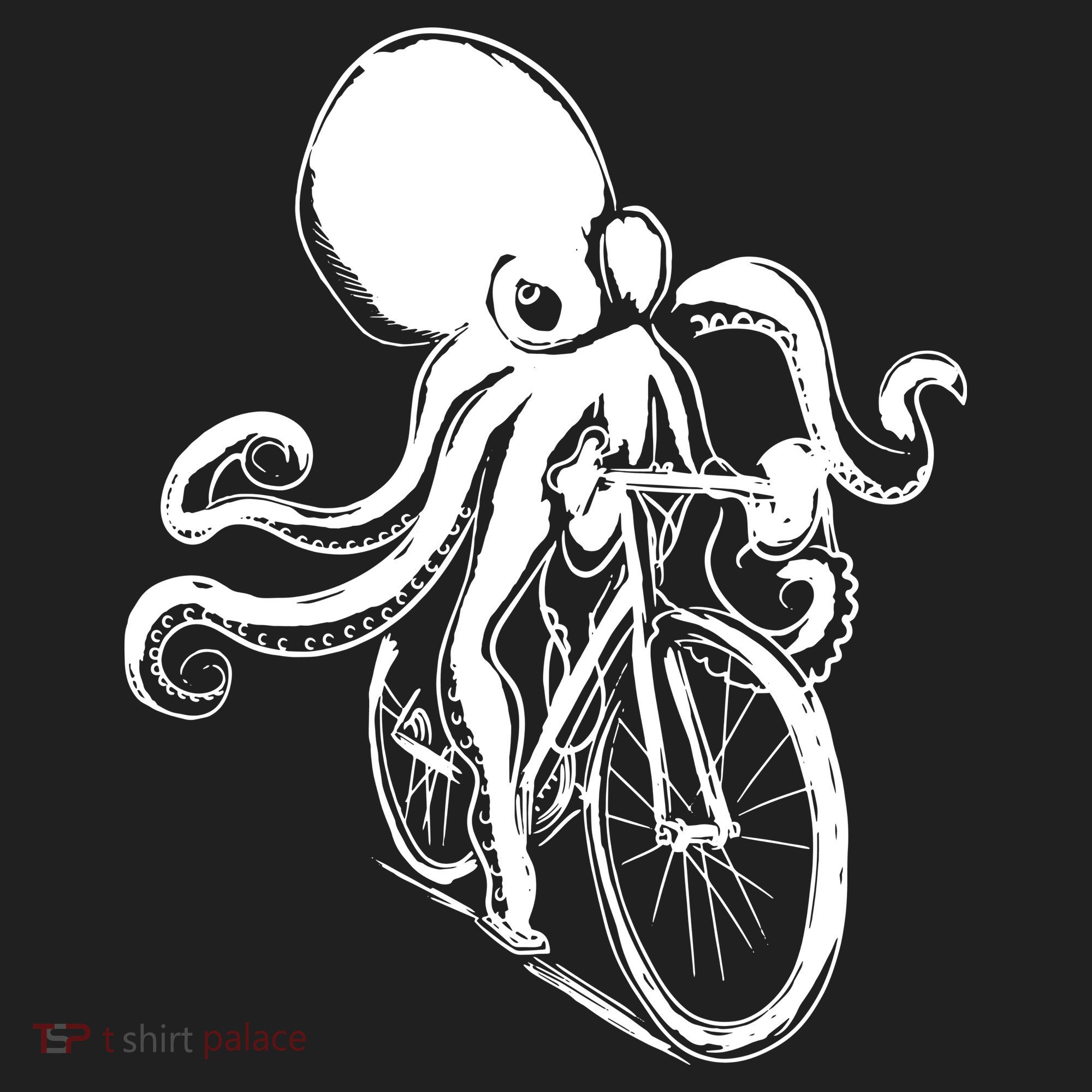 Bicycle Octopus Art Cyclist Tumbler
