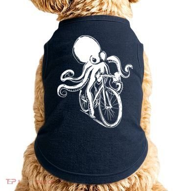 Bicycle Octopus Art Cyclist Doggie Tank