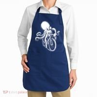 Bicycle Octopus Art Cyclist Apron thumb 2