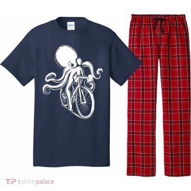 Bicycle Octopus Art Cyclist Pajama Set
