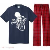 Bicycle Octopus Art Cyclist Pajama Set thumb 0