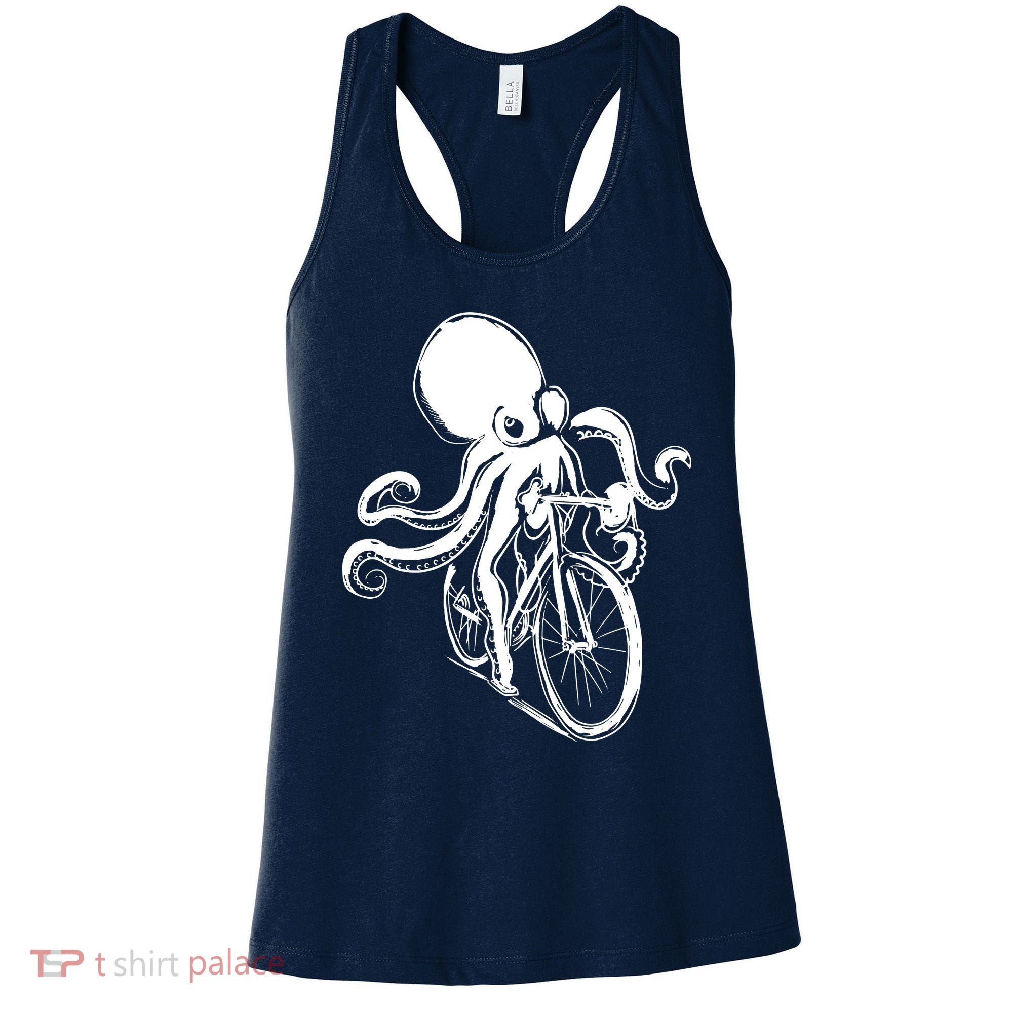 Bicycle Octopus Art Cyclist Women's Tank Top