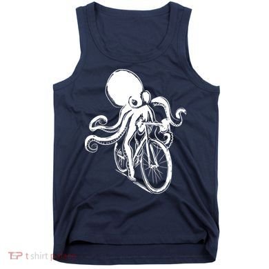 Bicycle Octopus Art Cyclist Tank Top