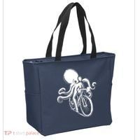 Bicycle Octopus Art Cyclist Tote Bag thumb 2