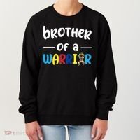 Brother Of A Warrior Autism Awareness Women's Sweatshirt thumb 0
