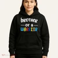 Brother Of A Warrior Autism Awareness Hoodie thumb 5