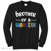 Brother Of A Warrior Autism Awareness Sweatshirt thumb 0