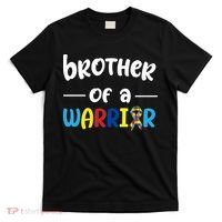 Brother Of A Warrior Autism Awareness T-Shirt thumb 0