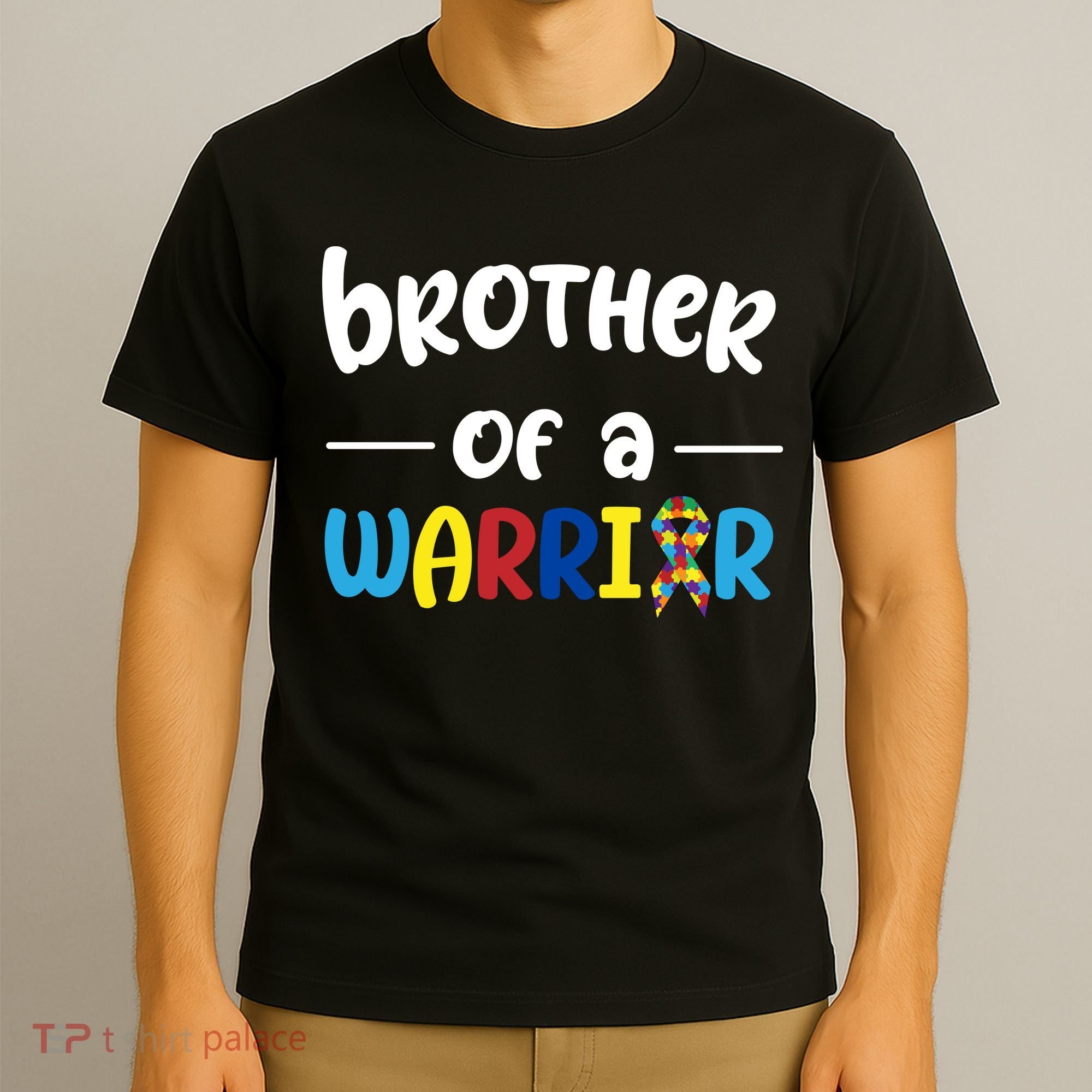 Brother Of A Warrior Autism Awareness T-Shirt