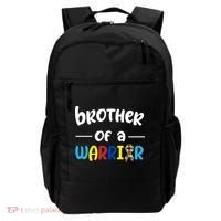Brother Of A Warrior Autism Awareness Backpack thumb 0