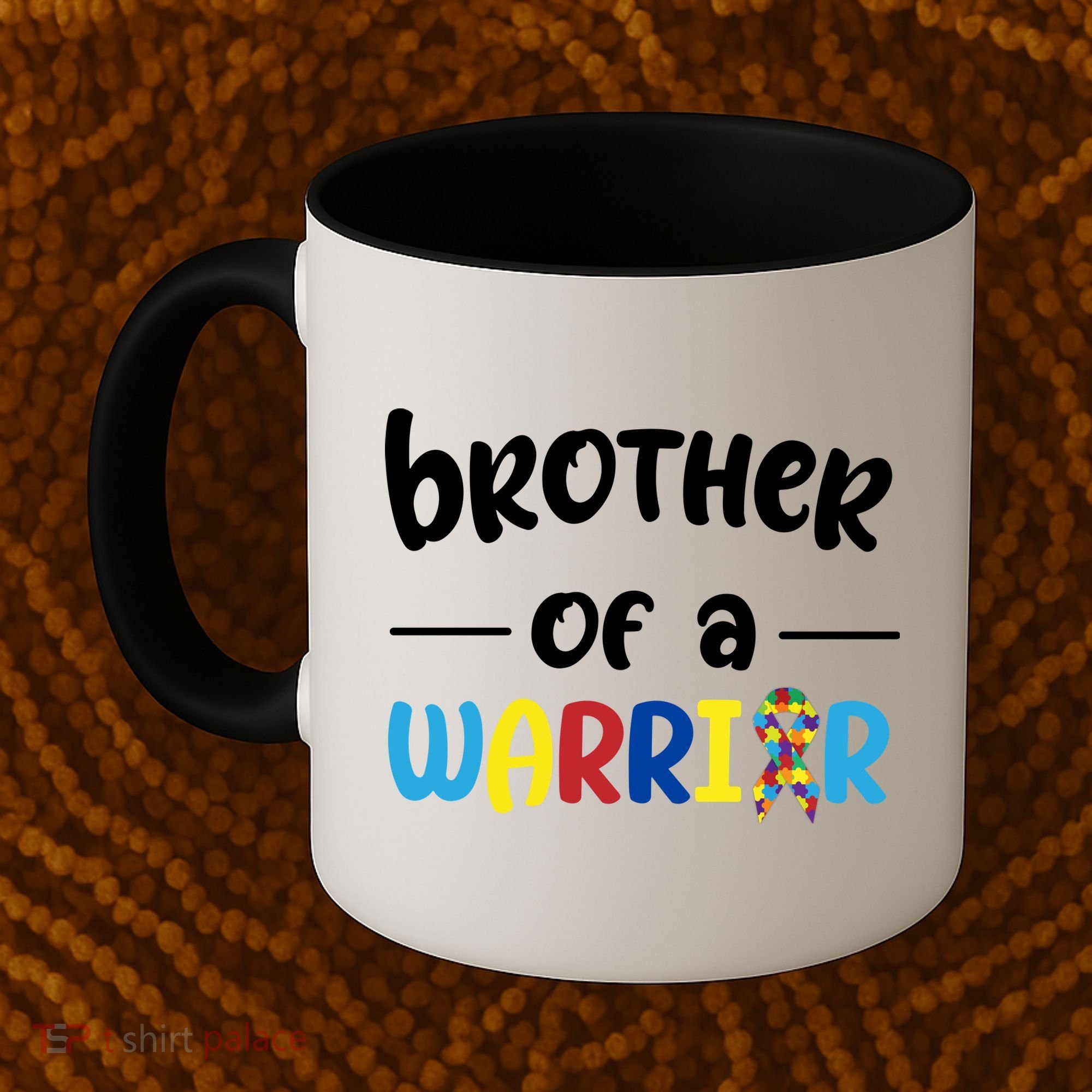 Brother Of A Warrior Autism Awareness Coffee Mug
