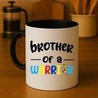 Brother Of A Warrior Autism Awareness Coffee Mug thumb 4
