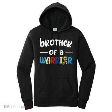 Brother Of A Warrior Autism Awareness Women's Hoodie