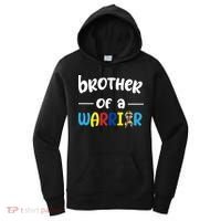 Brother Of A Warrior Autism Awareness Women's Hoodie thumb 0