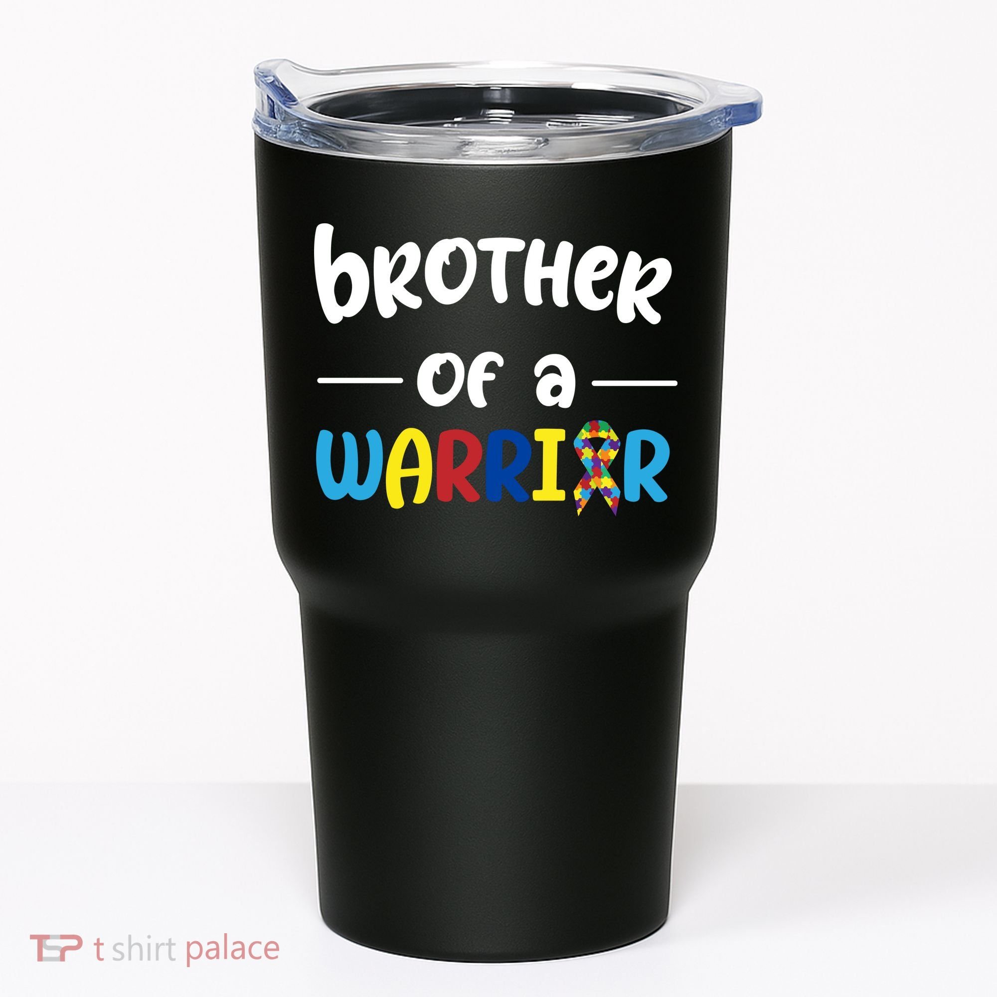 Brother Of A Warrior Autism Awareness Tumbler