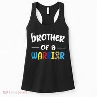 Brother Of A Warrior Autism Awareness Women's Tank Top thumb 0