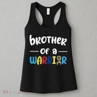 Brother Of A Warrior Autism Awareness Women's Tank Top thumb 3