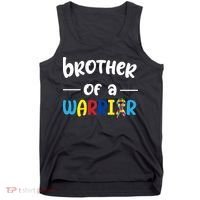 Brother Of A Warrior Autism Awareness Tank Top thumb 0