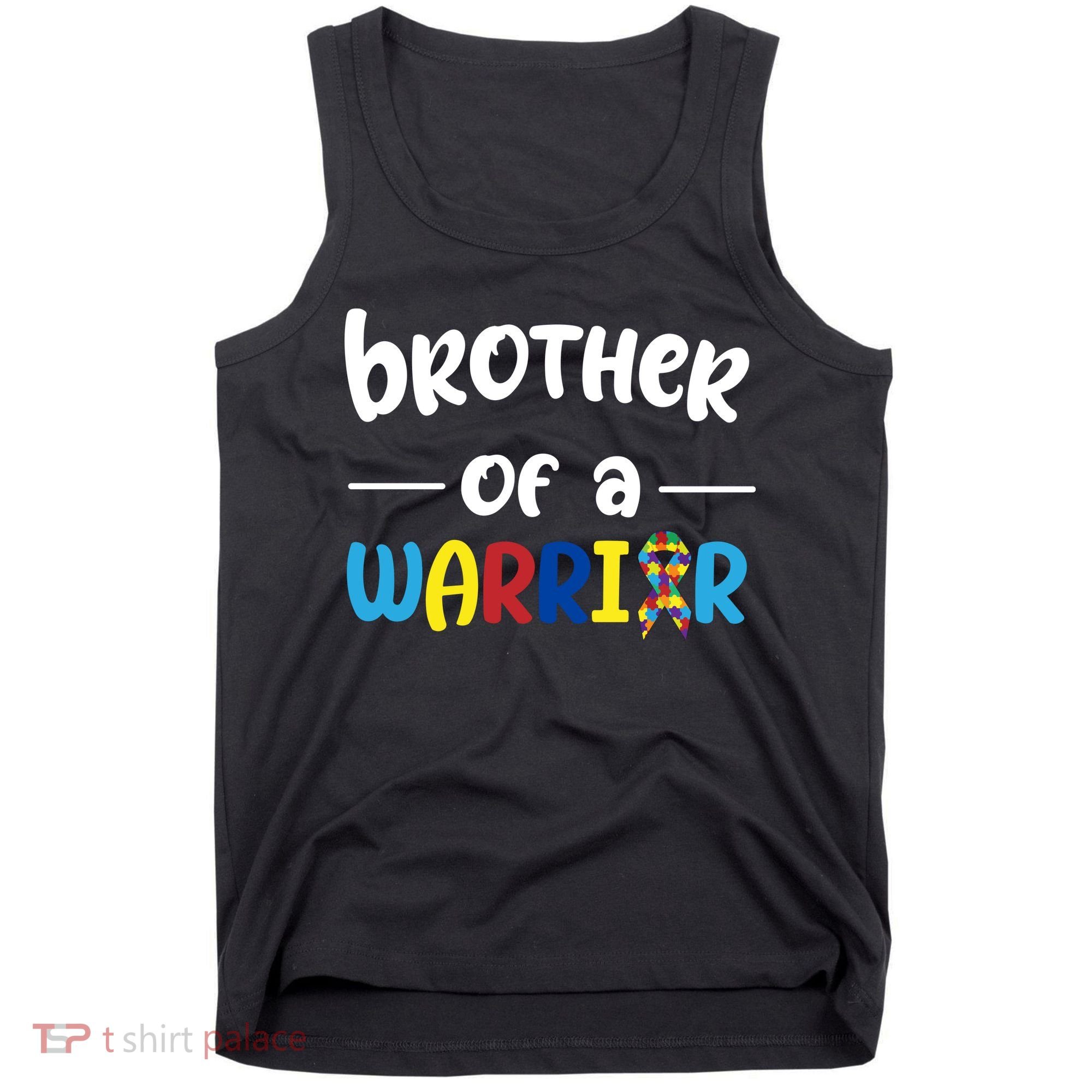 Brother Of A Warrior Autism Awareness Tank Top