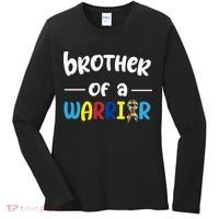 Brother Of A Warrior Autism Awareness Women's Long Sleeve Shirt thumb 0