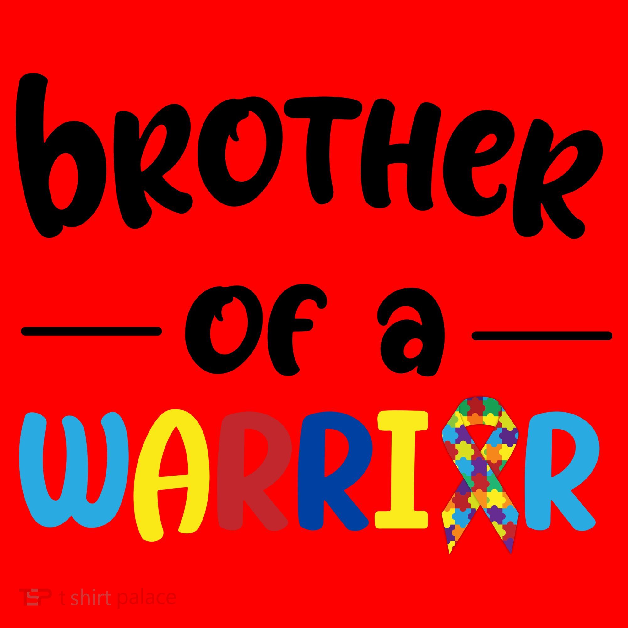 Brother Of A Warrior Autism Awareness Santa Hat