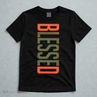 Blessed Olive Army Solar Orange Color Match T-Shirt thumb 5