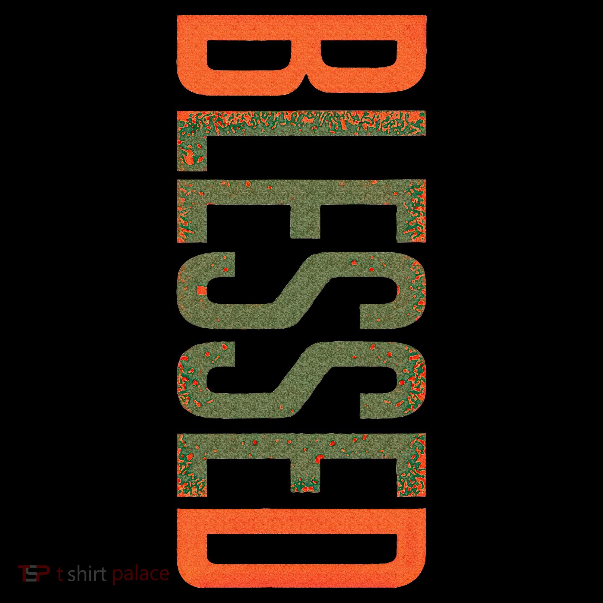 Blessed Olive Army Solar Orange Color Match T-Shirt