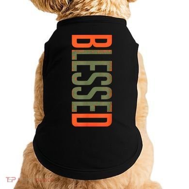 Blessed Olive Army Solar Orange Color Match Doggie Tank