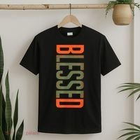 Blessed Olive Army Solar Orange Color Match T-Shirt thumb 2