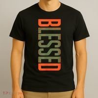 Blessed Olive Army Solar Orange Color Match T-Shirt thumb 3