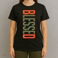 Blessed Olive Army Solar Orange Color Match T-Shirt thumb 4