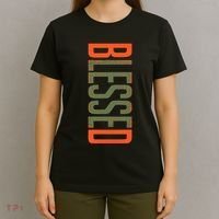 Blessed Olive Army Solar Orange Color Match T-Shirt thumb 4