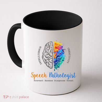 Brain Of A Speech Pathologist Speech Language Therapy Coffee Mug