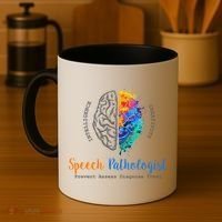 Brain Of A Speech Pathologist Speech Language Therapy Coffee Mug thumb 4