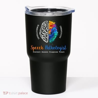Brain Of A Speech Pathologist Speech Language Therapy Tumbler