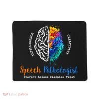 Brain Of A Speech Pathologist Speech Language Therapy Mousepad thumb 0
