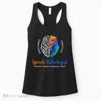 Brain Of A Speech Pathologist Speech Language Therapy Women's Tank Top thumb 0