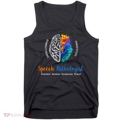 Brain Of A Speech Pathologist Speech Language Therapy Tank Top