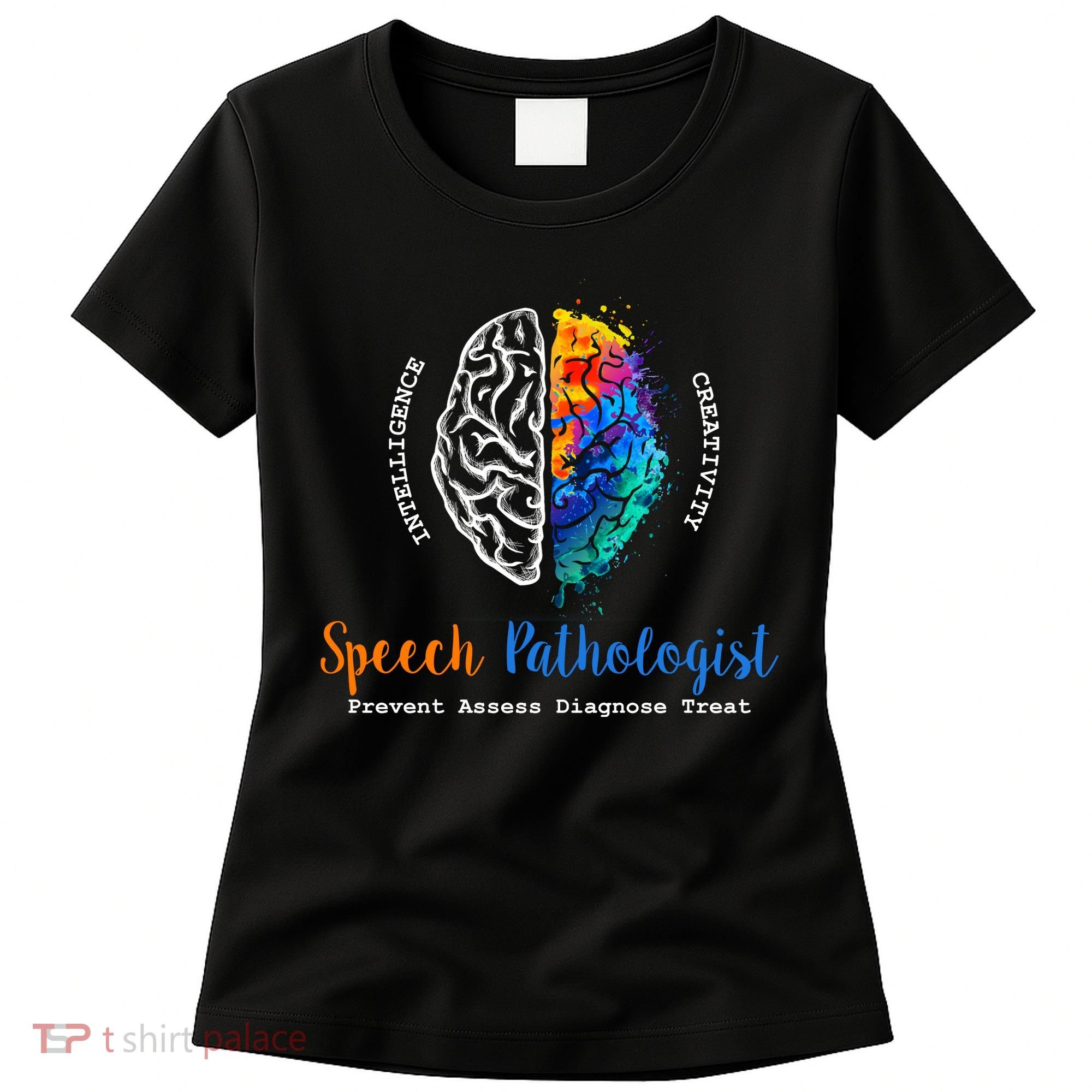 Brain Of A Speech Pathologist Speech Language Therapy Women's T-Shirt